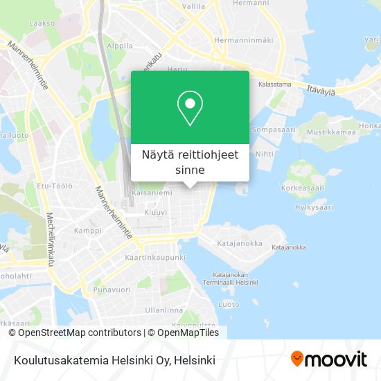 Koulutusakatemia Helsinki Oy kartta