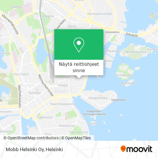 Mobb Helsinki Oy kartta