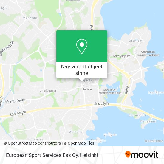 European Sport Services Ess Oy kartta