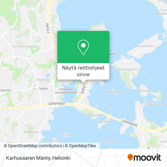 Karhusaaren Mänty kartta