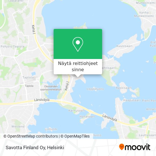 Savotta Finland Oy kartta