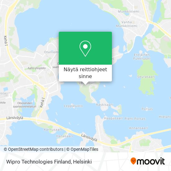 Wipro Technologies Finland kartta