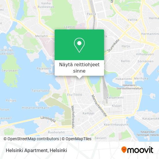 Helsinki Apartment kartta