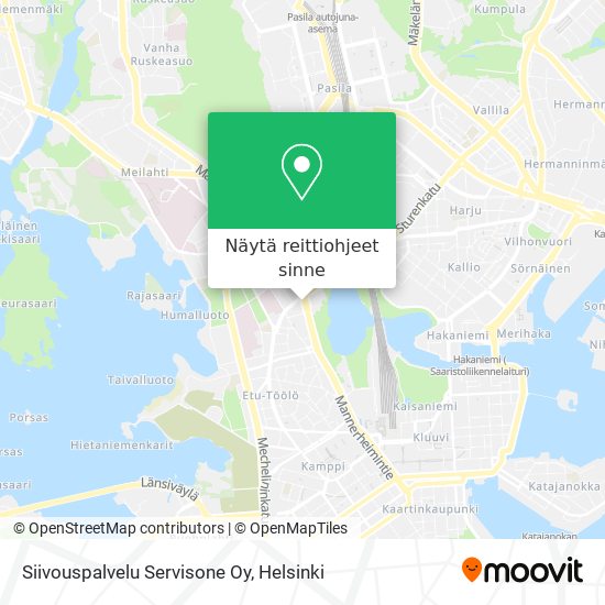 Siivouspalvelu Servisone Oy kartta