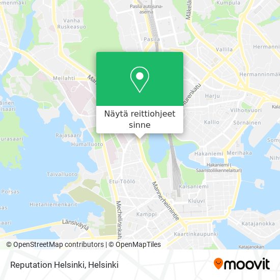 Reputation Helsinki kartta