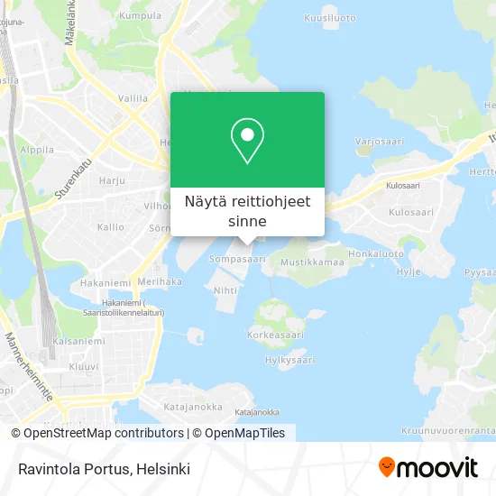 Ravintola Portus kartta