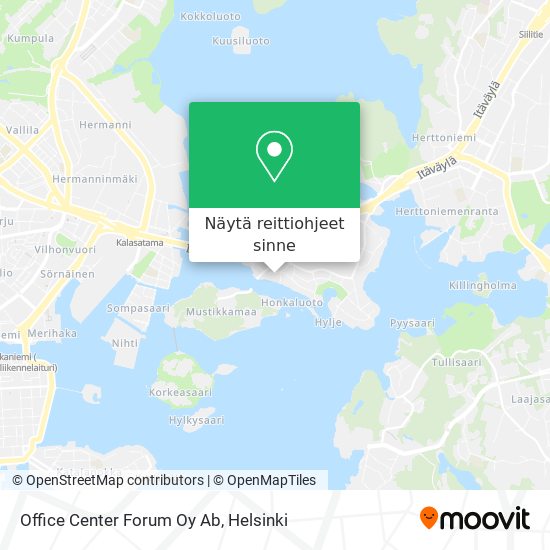 Office Center Forum Oy Ab kartta