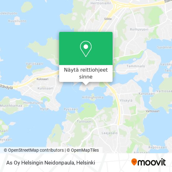 As Oy Helsingin Neidonpaula kartta