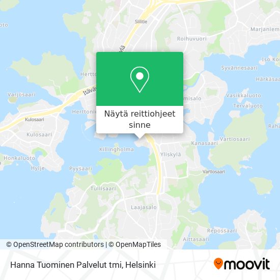 Hanna Tuominen Palvelut tmi kartta