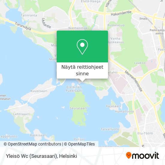 Yleisö Wc (Seurasaari) kartta