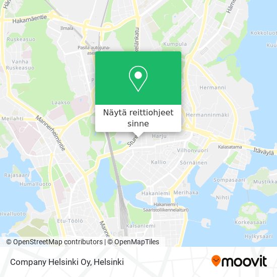 Company Helsinki Oy kartta