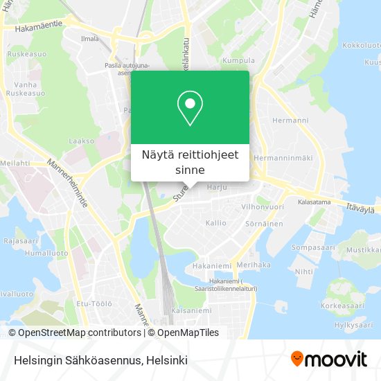 Helsingin Sähköasennus kartta