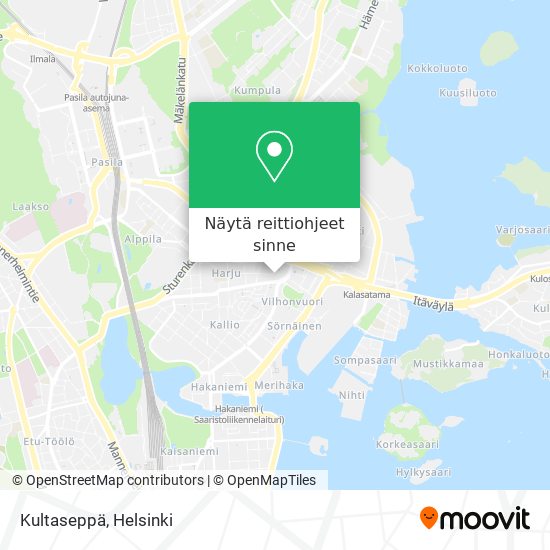 Kultaseppä kartta