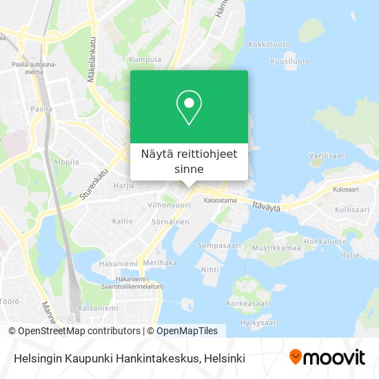 Helsingin Kaupunki Hankintakeskus kartta