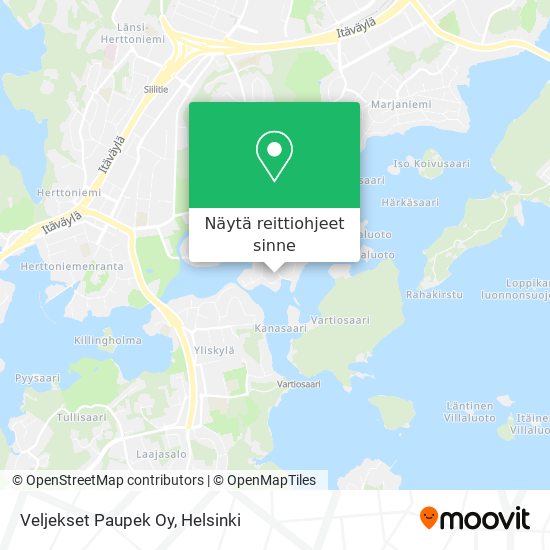 Veljekset Paupek Oy kartta