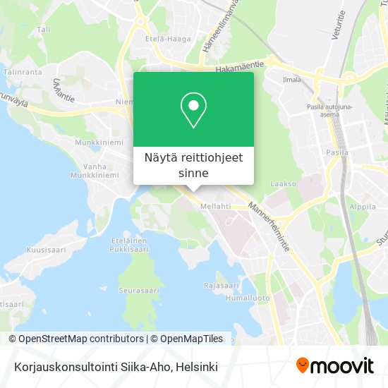 Korjauskonsultointi Siika-Aho kartta