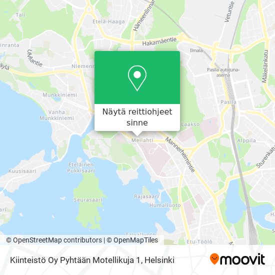 Kiinteistö Oy Pyhtään Motellikuja 1 kartta