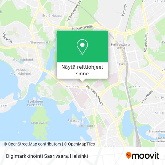 Digimarkkinointi Saarivaara kartta