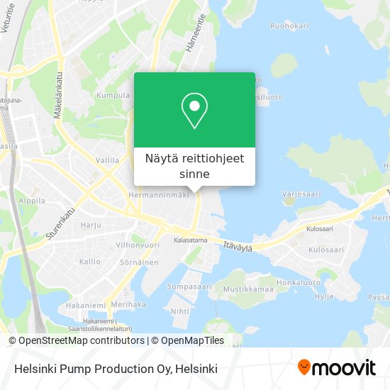 Helsinki Pump Production Oy kartta