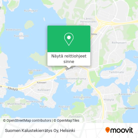 Suomen Kalustekierrätys Oy kartta
