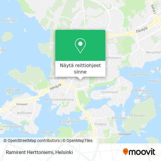 Ramirent Herttoniemi kartta