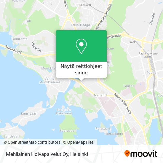 Mehiläinen Hoivapalvelut Oy kartta