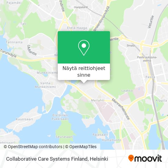 Collaborative Care Systems Finland kartta