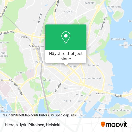 Hieroja Jyrki Piiroinen kartta