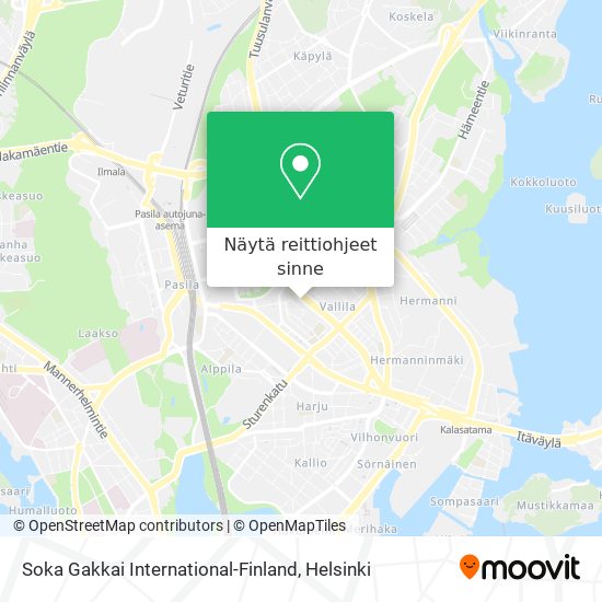Soka Gakkai International-Finland kartta