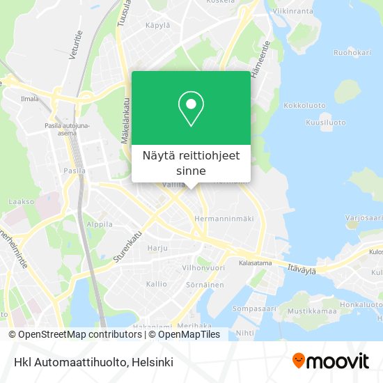 Hkl Automaattihuolto kartta