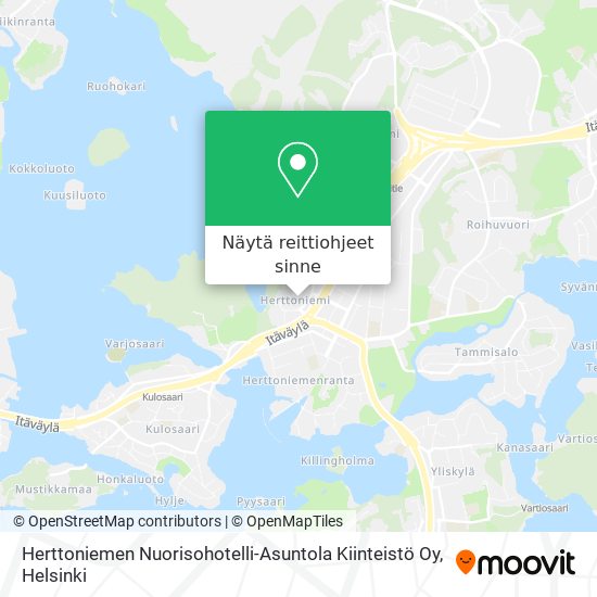 Herttoniemen Nuorisohotelli-Asuntola Kiinteistö Oy kartta