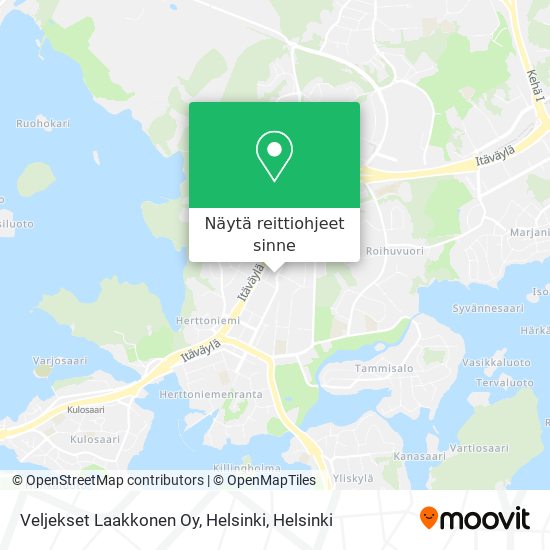 Veljekset Laakkonen Oy, Helsinki kartta