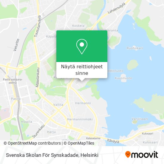 Svenska Skolan För Synskadade kartta