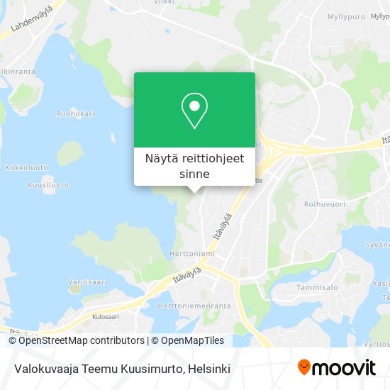 Valokuvaaja Teemu Kuusimurto kartta