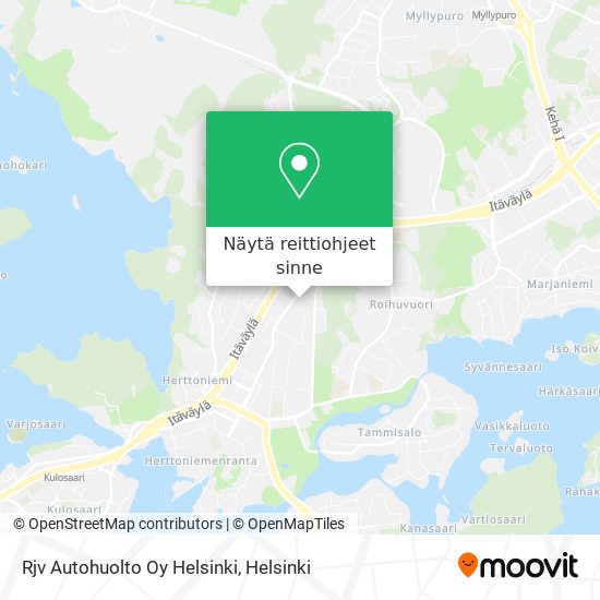 Rjv Autohuolto Oy Helsinki kartta