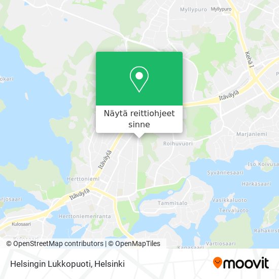 Helsingin Lukkopuoti kartta