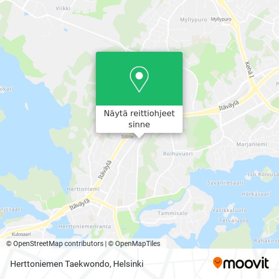 Herttoniemen Taekwondo kartta