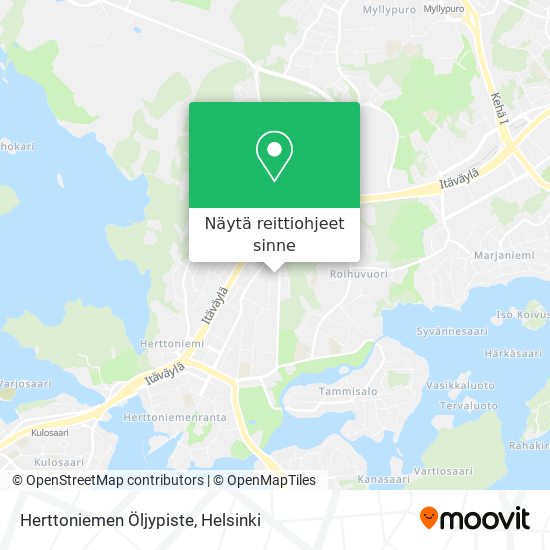 Herttoniemen Öljypiste kartta