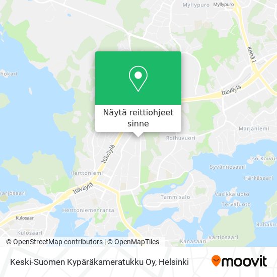 Keski-Suomen Kypäräkameratukku Oy kartta