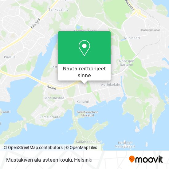 Mustakiven ala-asteen koulu kartta