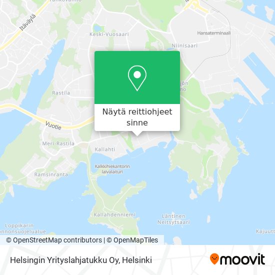 Helsingin Yrityslahjatukku Oy kartta