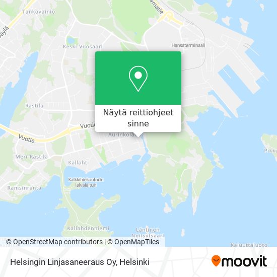 Helsingin Linjasaneeraus Oy kartta