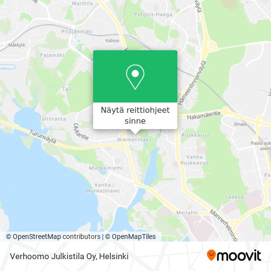 Verhoomo Julkistila Oy kartta