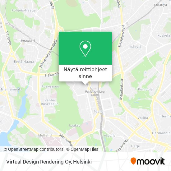 Virtual Design Rendering Oy kartta