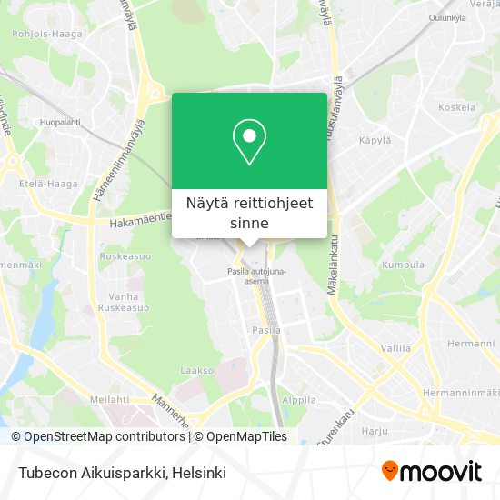 Tubecon Aikuisparkki kartta
