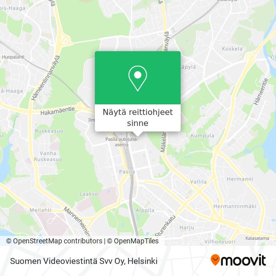 Suomen Videoviestintä Svv Oy kartta