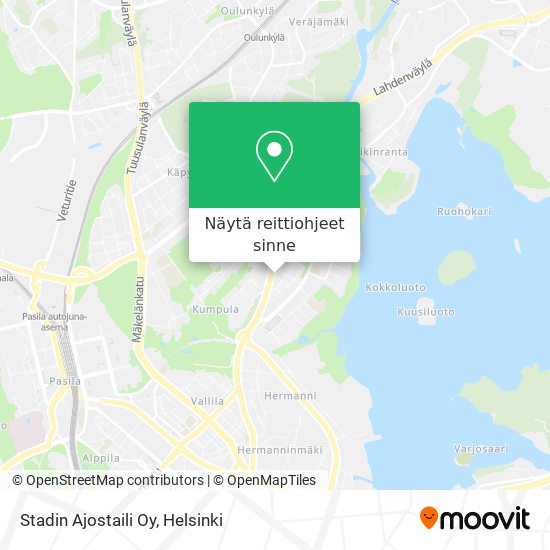Stadin Ajostaili Oy kartta