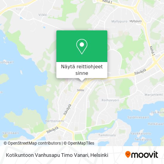 Kotikuntoon Vanhusapu Timo Vanari kartta