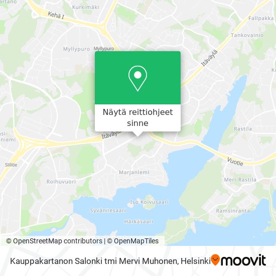Kauppakartanon Salonki tmi Mervi Muhonen kartta