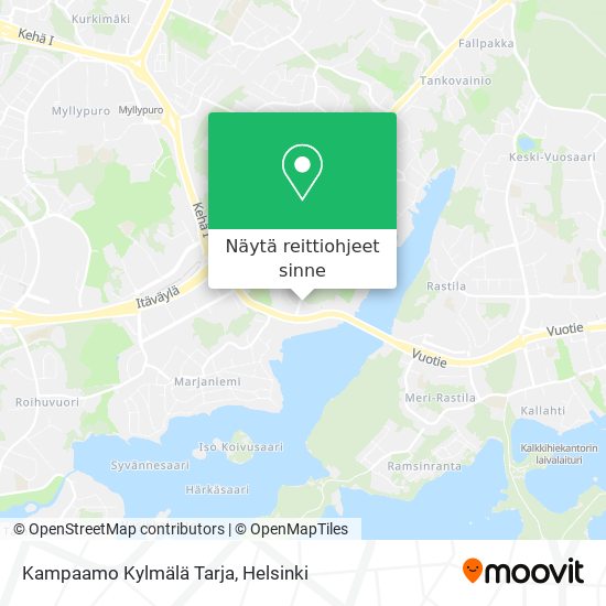 Kampaamo Kylmälä Tarja kartta